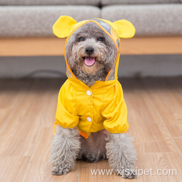 New design Wholesale Waterproof Large Pet Dog Raincoat